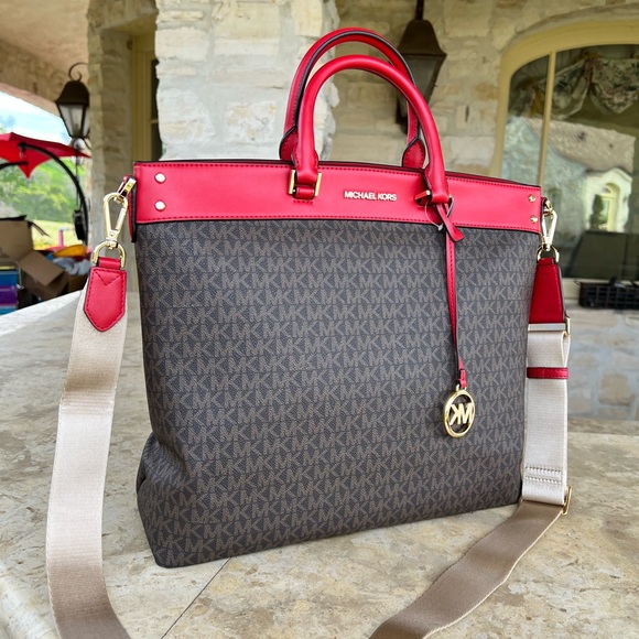 Michael Kors Travel Large NS tote& large continental wallet - Picture 2 of 13